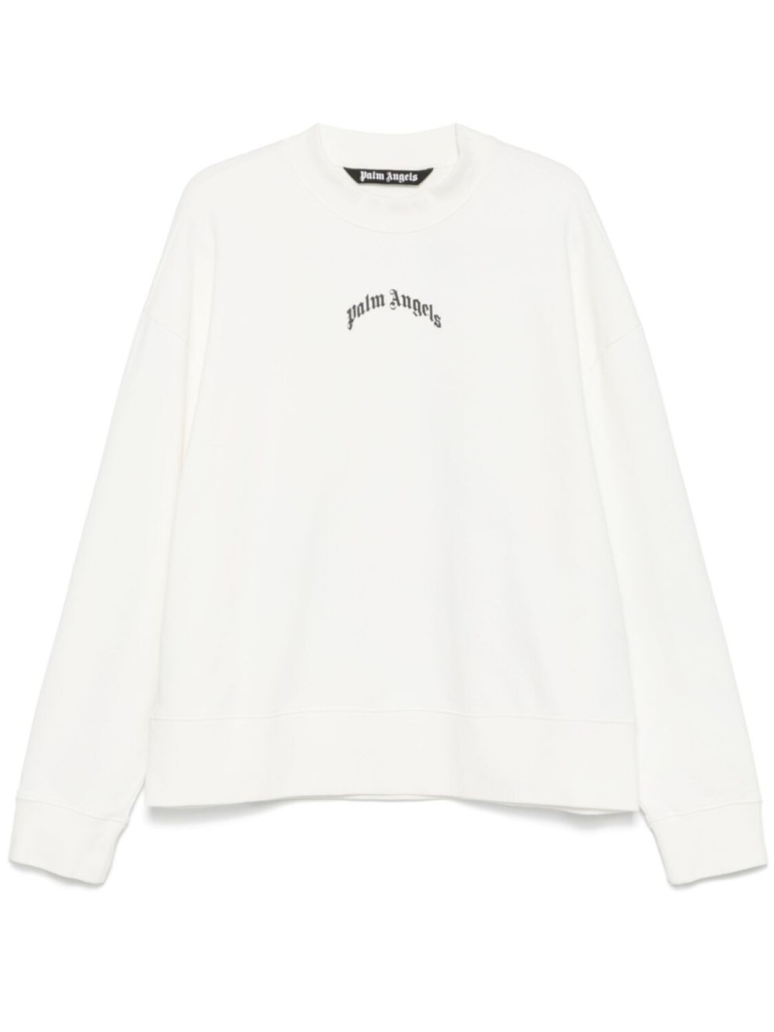 

Толстовка с изогнутым логотипом Palm Angels, белый