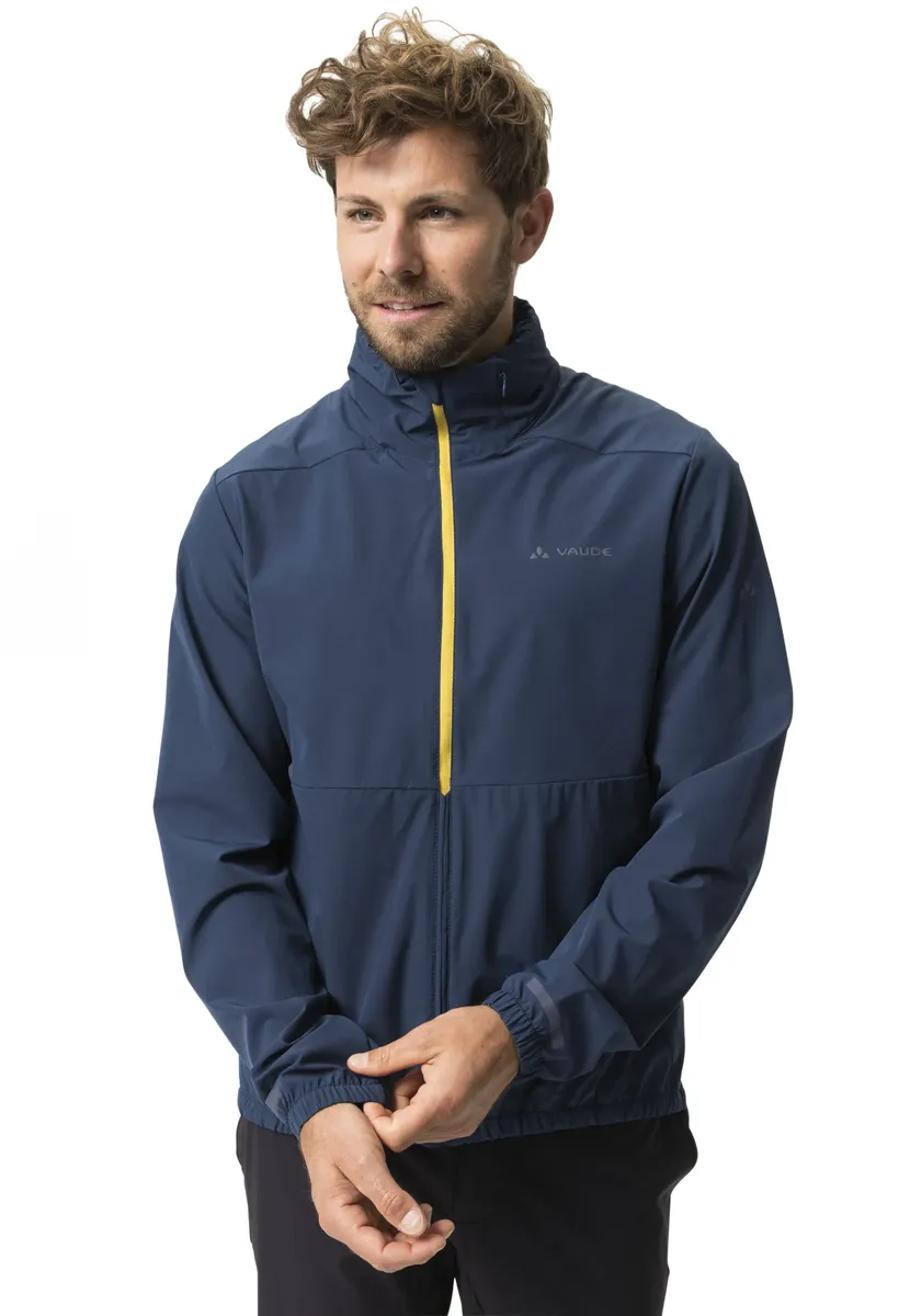 

Функциональная куртка VAUDE "MEN'S CYCLIST AIR JACKET" (1 шт.), без капюшона, водоотталкивающая, ветроотталкивающая и дышащая, цвет Dark Sea Uni