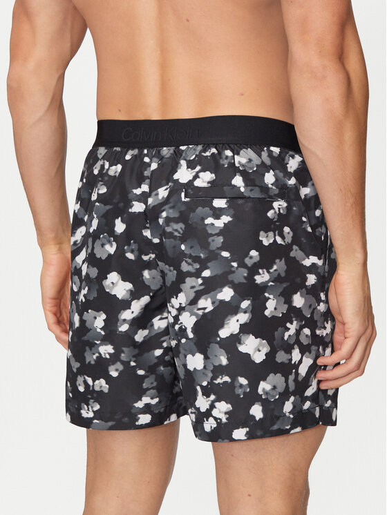 Пляжные шорты regular fit KM0KM01162 Calvin Klein Swimwear, черный — фото 3