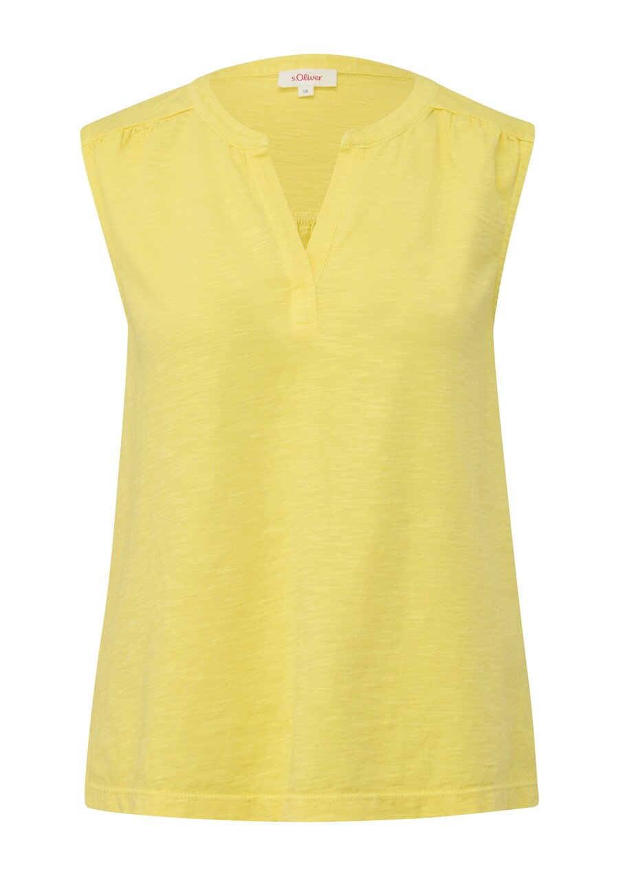 

Топ без рукавов s.Oliver Top, цвет light yellow