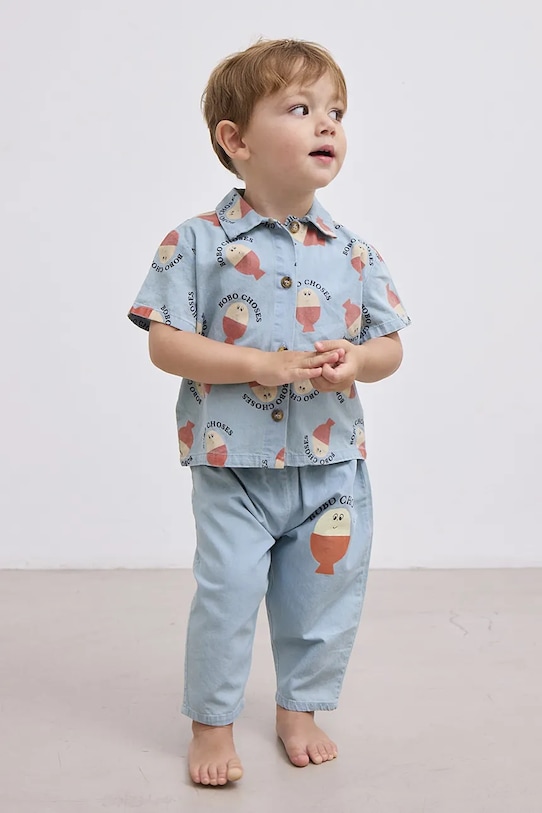 

Джинсы для малышей Morning Egg Bobo Choses, бирюзовый