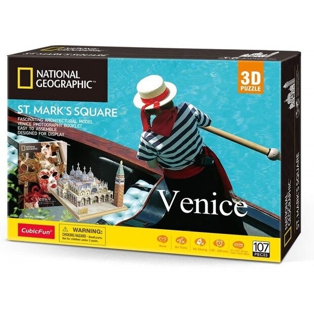 

National Geographic, 3D-пазл National Geographic - Венеция