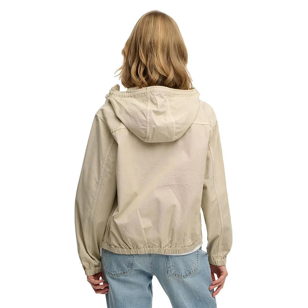 Куртка Superdry из стираной саржи, бежевый — фото 2