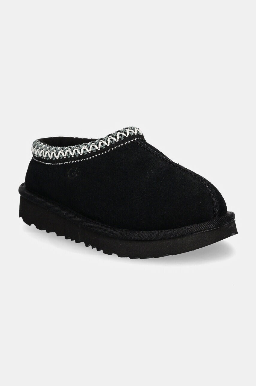 

Детские замшевые тапочки UGG T TASMAN II, черный
