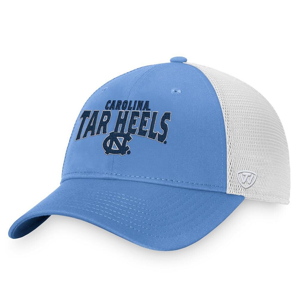 

Мужская регулируемая шляпа Majestic Carolina Blue North Carolina Tar Heels Breakout Trucker, цвет Unc Light