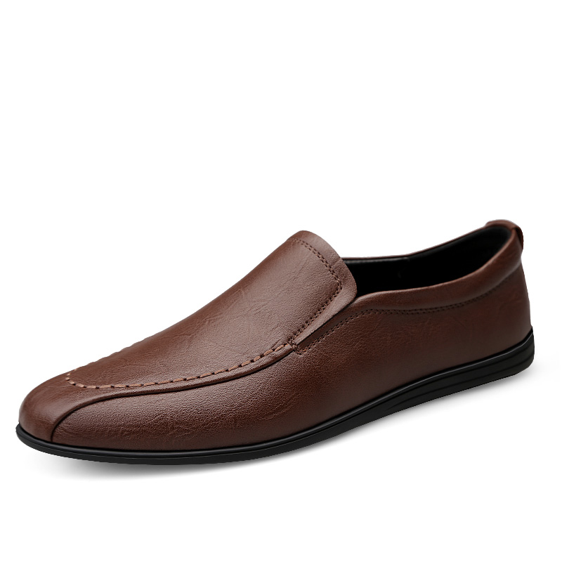 

KUPE Мужские повседневные туфли мужские низкие топы коричневые, цвет Brown
