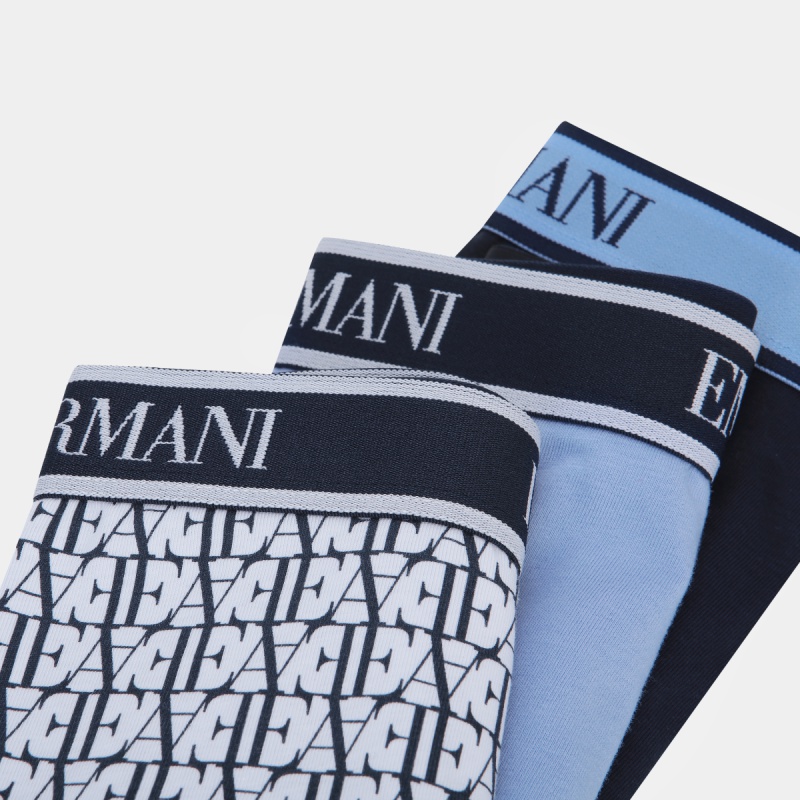 Мужские трусы 3 штуки SS24 EMPORIO ARMANI, белый — фото 4