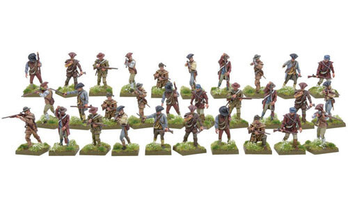 

Миниатюра Warlord Games Black Powder: American War of Independence - Colonial Militia Men