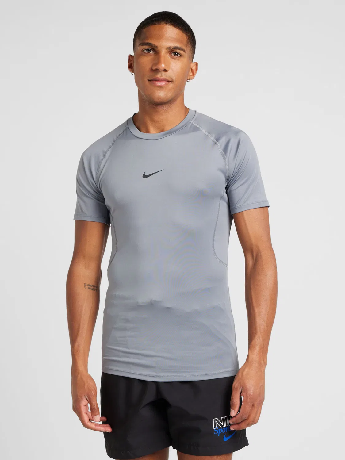 Спортивная футболка 'PRO' Nike, Basalt Grey — фото 3
