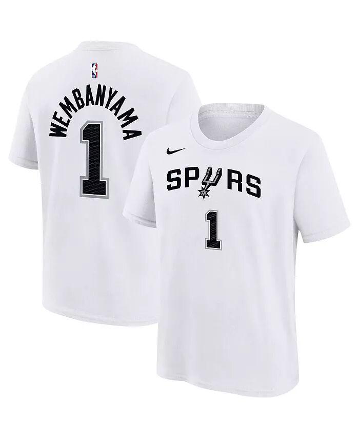 

Футболка с именем и номером Big Boys Victor Wembanyama White San Antonio Spurs Association Nike
