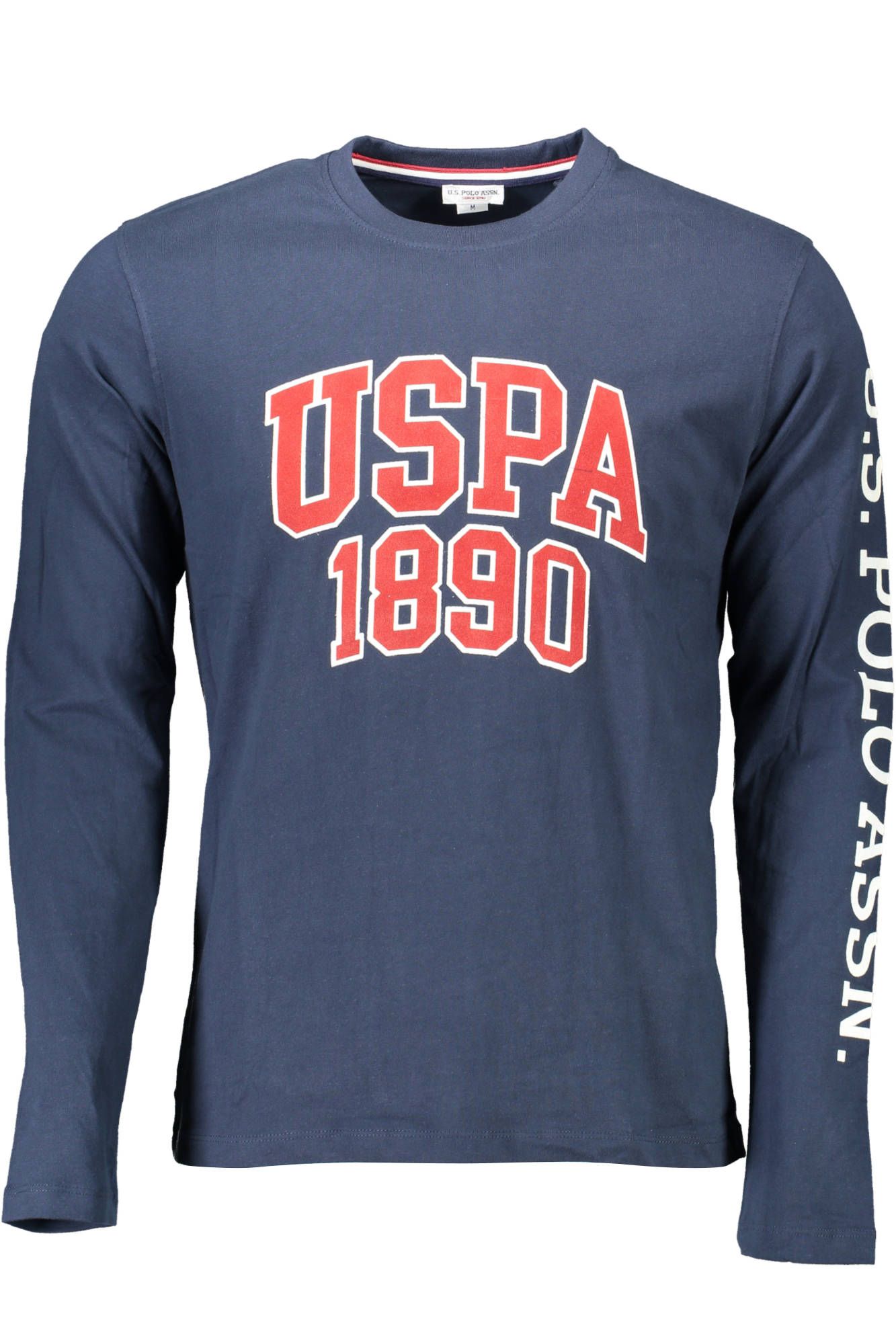

Синяя хлопковая мужская футболка U.S. Polo Assn.