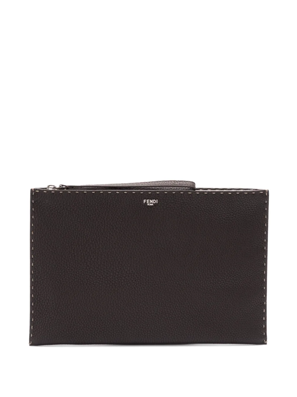 

Кошелек с логотипом FENDI, коричневый