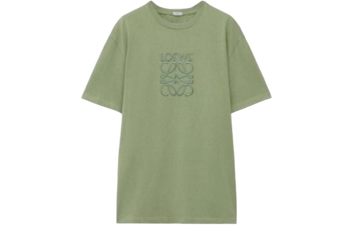

Футболка мужская хаки зеленая Loewe, зеленый