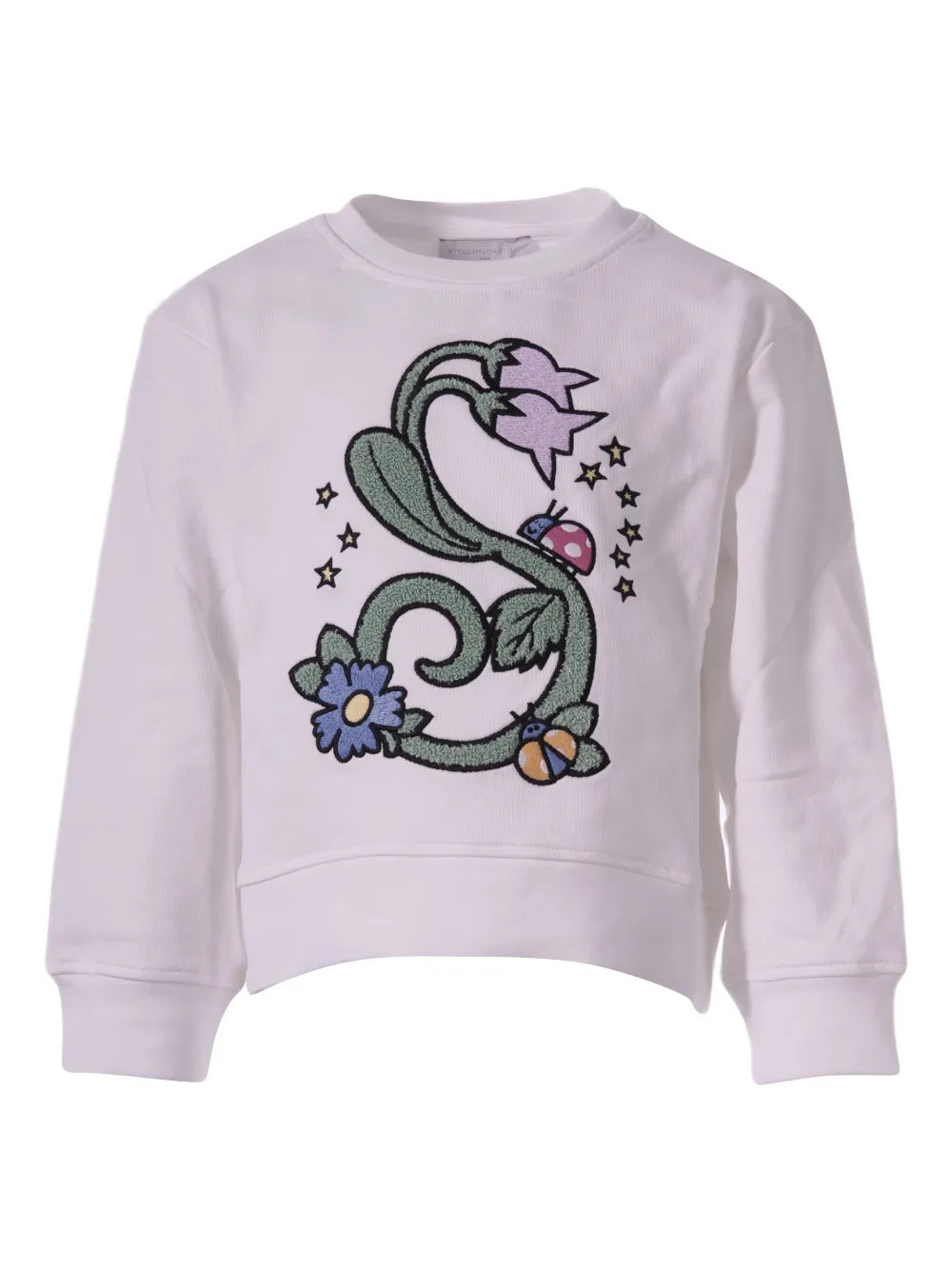 

Толстовка Smiling Flowers Stella Mccartney Kids, белый