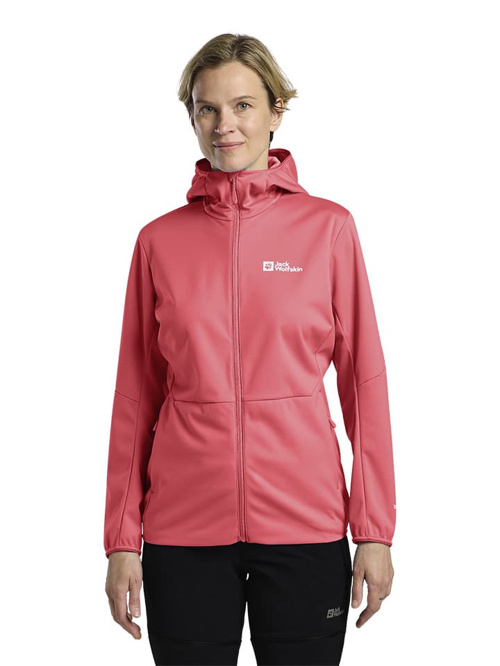 

Куртка софтшелл Feldberg Jack Wolfskin, розовый