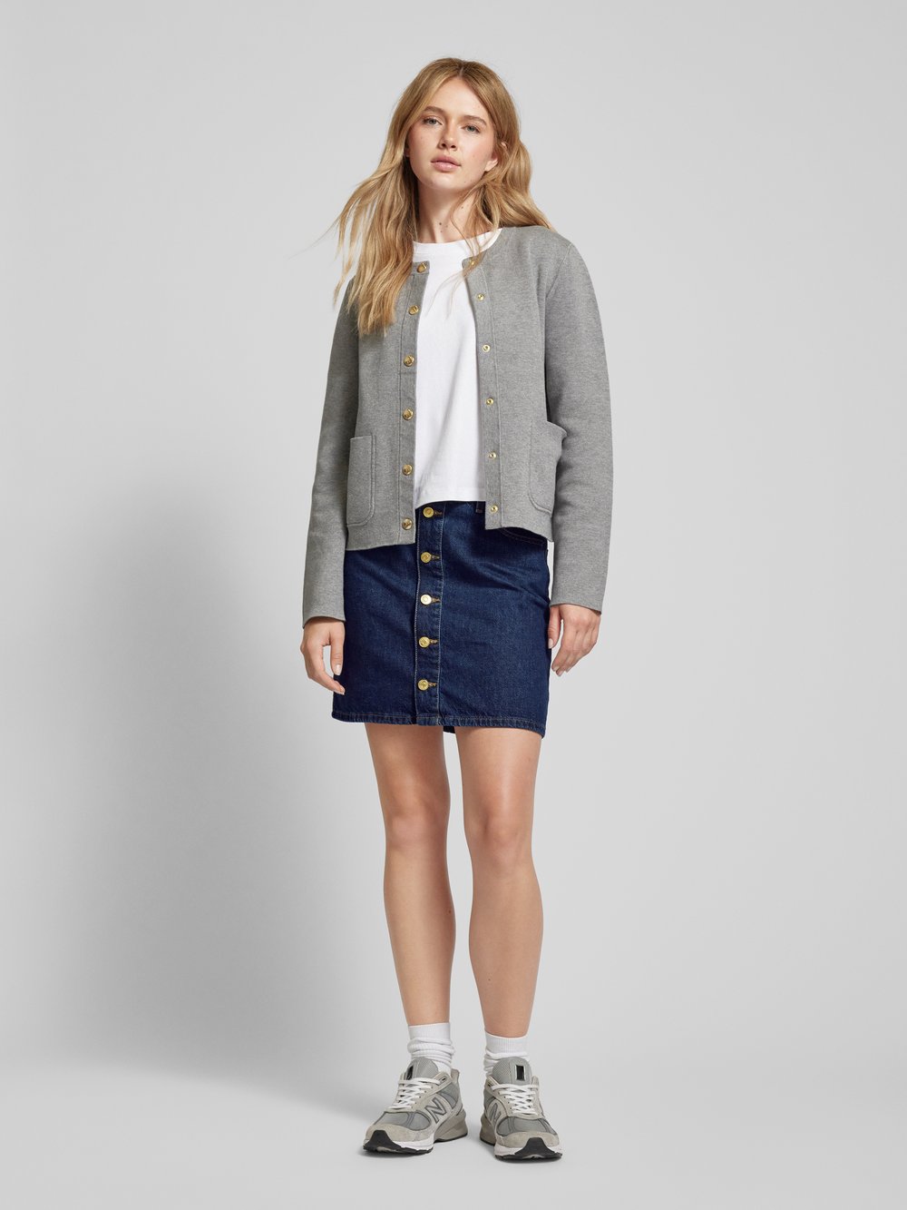 

Юбка из денима с полной застежкой на пуговицы Tommy Hilfiger