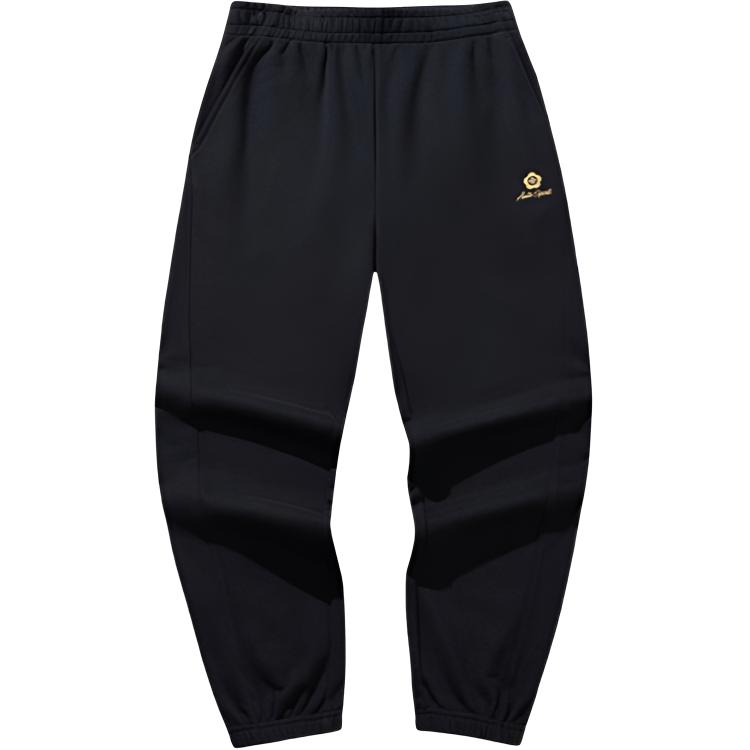 

HAOSHIFASHENG,LIANMINGKUAN Life Collection Вязаные спортивные брюки женские ANTA, basic черный