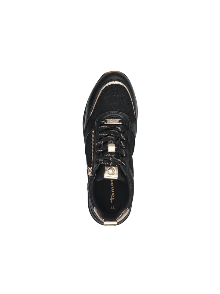 Ботильоны Tamaris Schnürstiefeletten, цвет BLACK COMB — фото 4