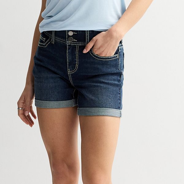 

Женские декоративные шорты миди с толстым стежком Apt. 9