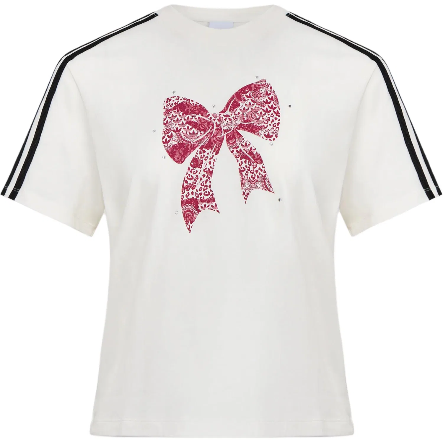 Футболка свободного кроя Adidas Originals белый/черный