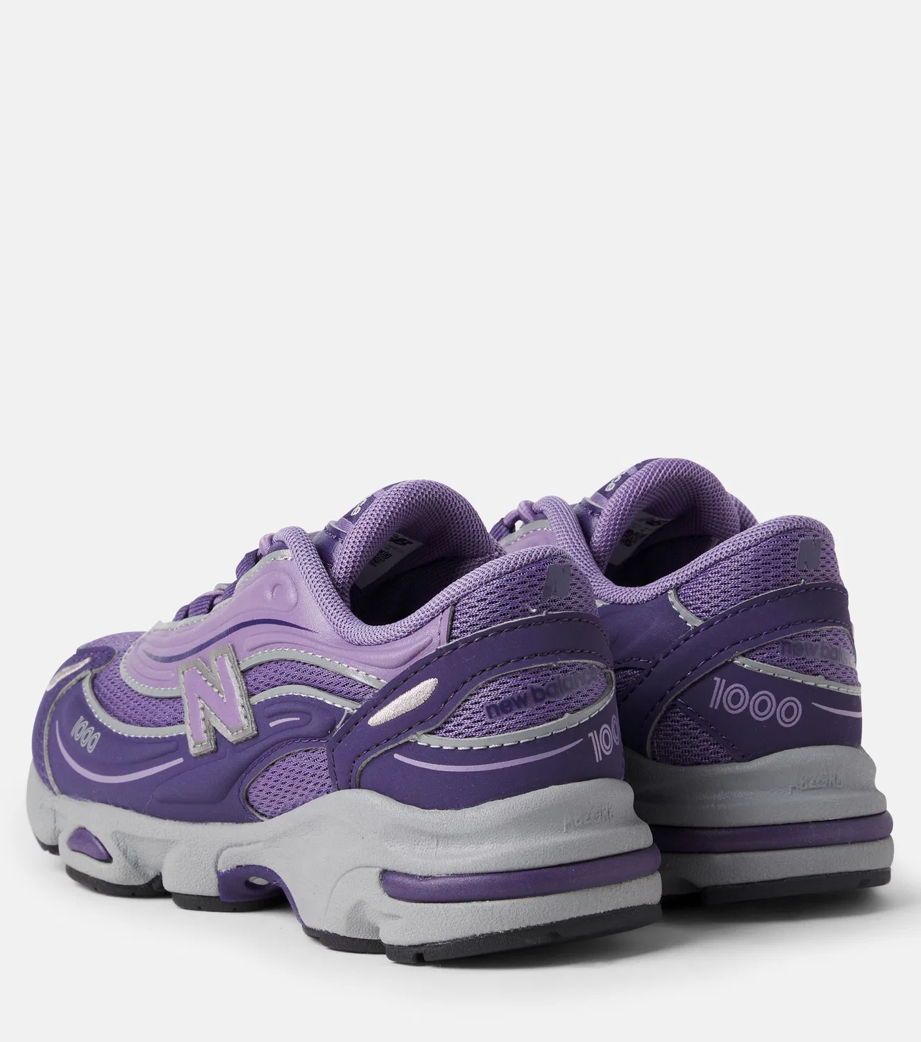 1000 кроссовок на эластичных шнурках New Balance Kids, фиолетовый — фото 2