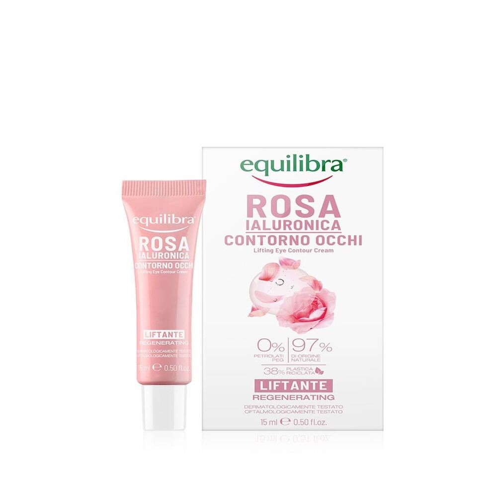 

Контур вокруг глаз Contorno de ojos rosa hialurónica Equilibra, 15 мл