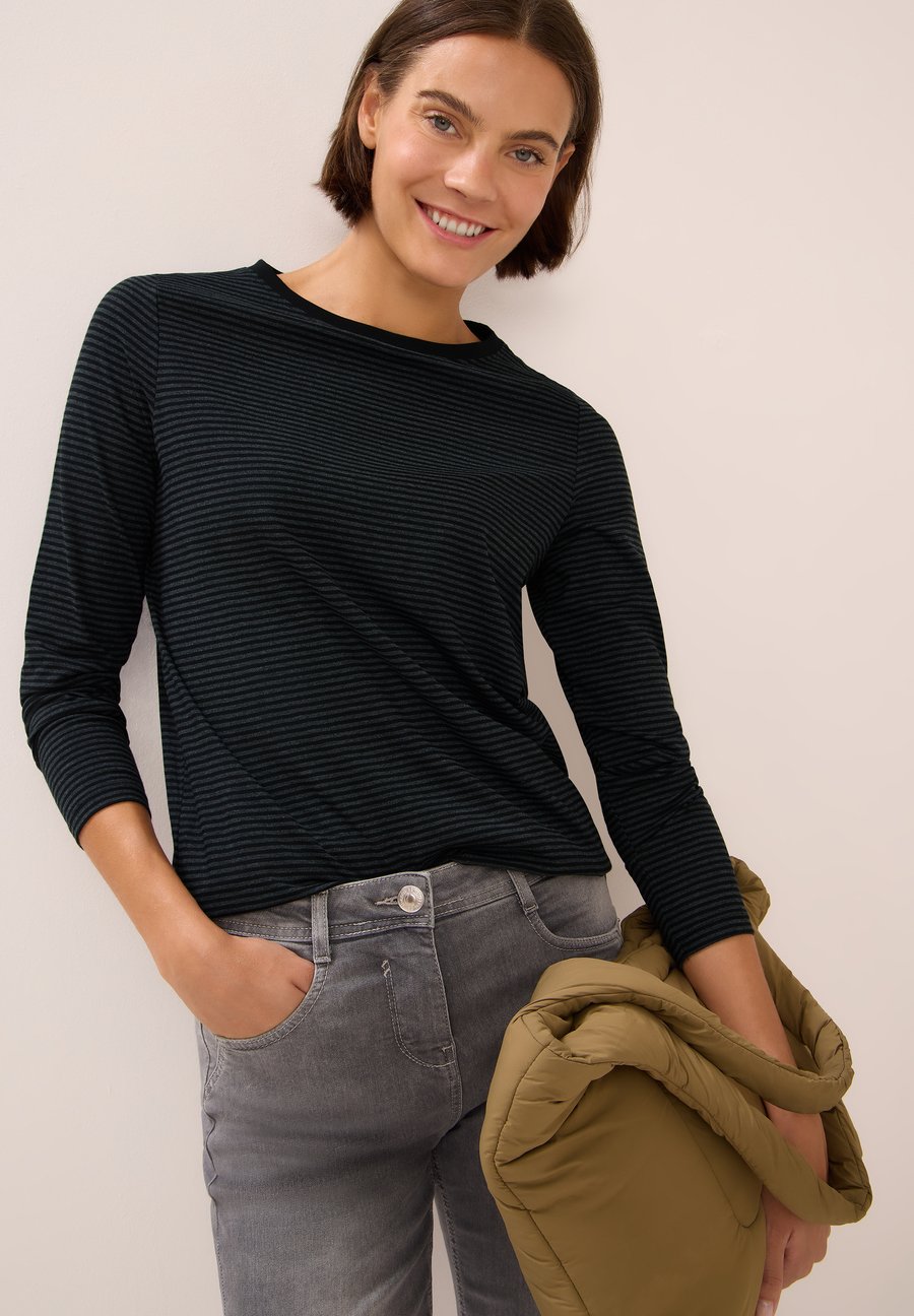 

Топ Cecil MIT TONALEN STREIFEN, Schwarz/Black