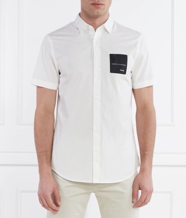

Рубашка Regular fit Armani Exchange, белый