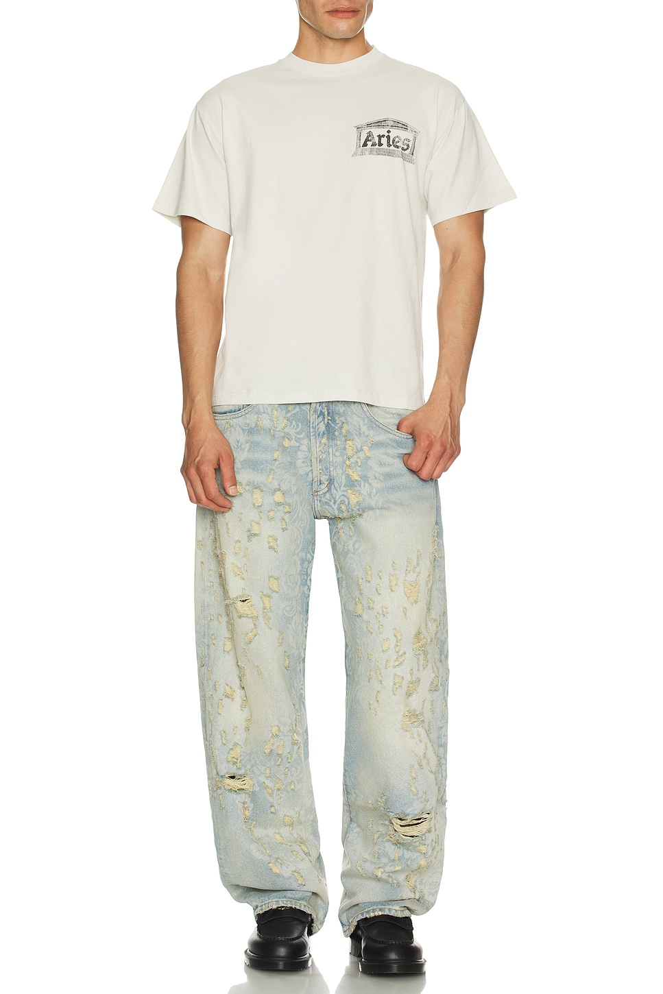 

Футболка "Древний храм" Aged Aries, Off White