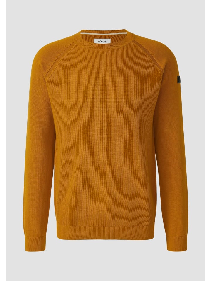 

s.Oliver Вязаный свитер золотисто-желтого цвета (1622)