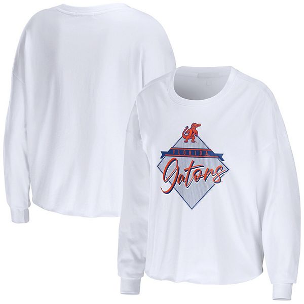 

Женская белая футболка с длинным рукавом Florida Gators Diamond Wear By Erin Andrews, Белый, Женская белая футболка с длинным рукавом Florida Gators Diamond Wear By Erin Andrews