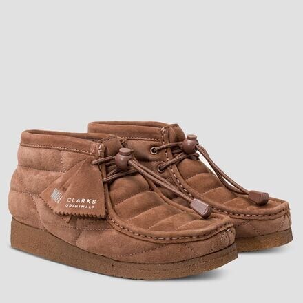 

Ботинки Wallabee женские Clarks, пыльный розовый