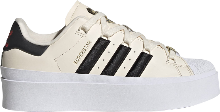 Кроссовки Adidas Wmns Superstar Bonega 'Wonder White Black', кремовый - фото