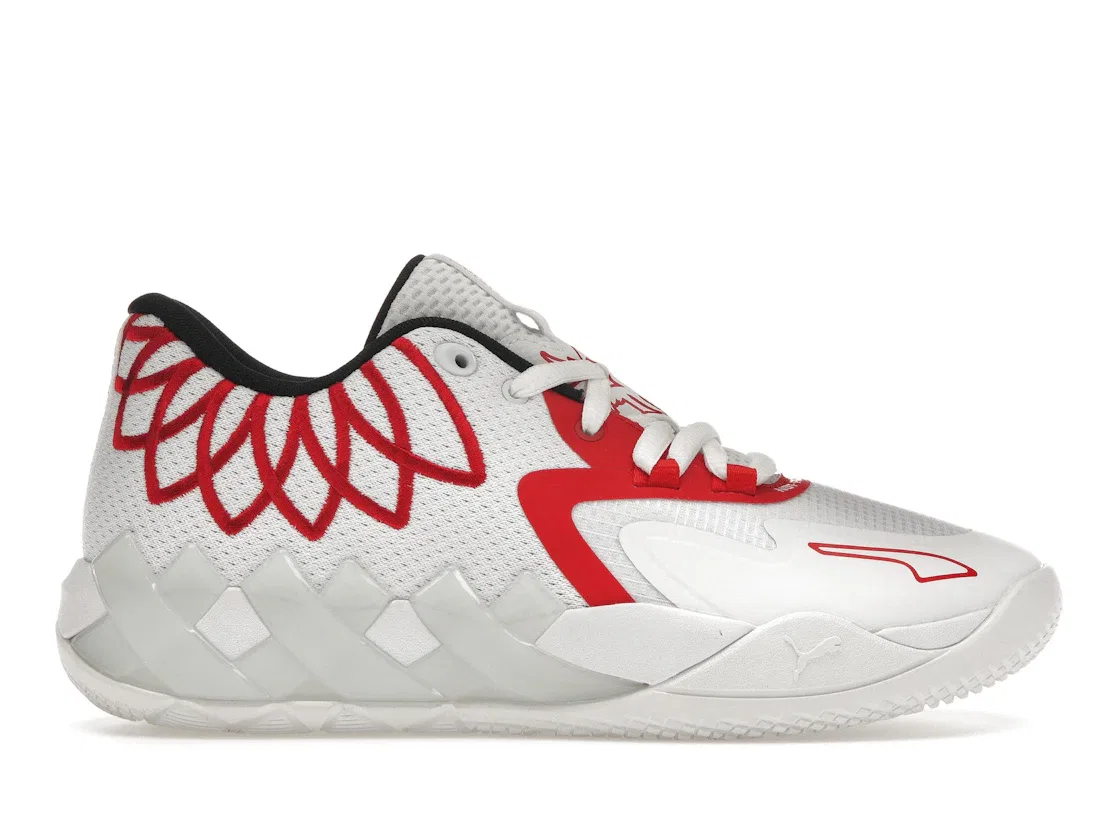 Детские кроссовки Puma LaMelo Ball MB.01 Lo Puma White/High Risk Red