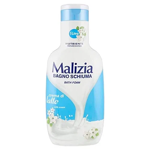 Пена для ванн Питательная Молочная Malizia, 1000 мл