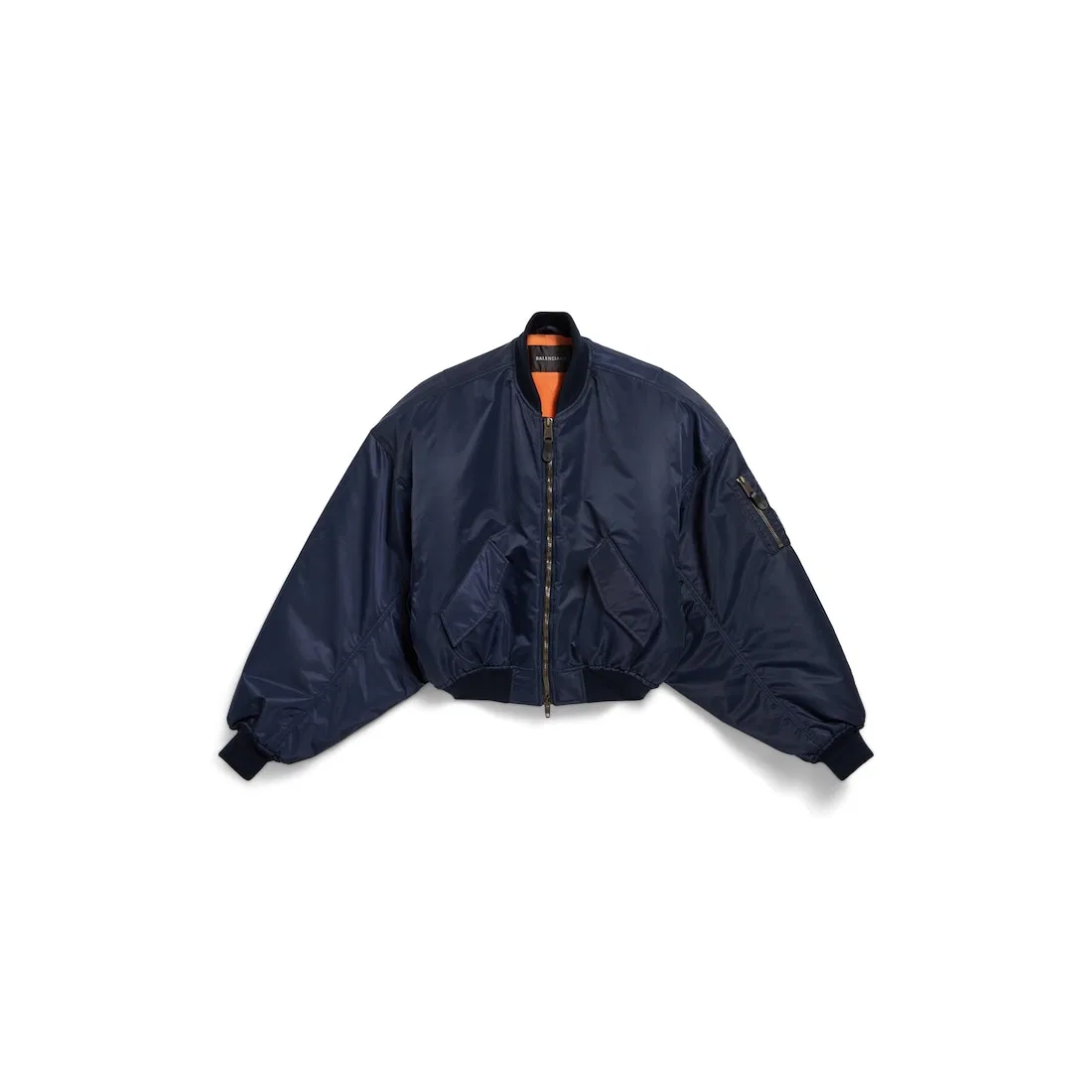 Пуховик свободного кроя Marine Blue, Balenciaga