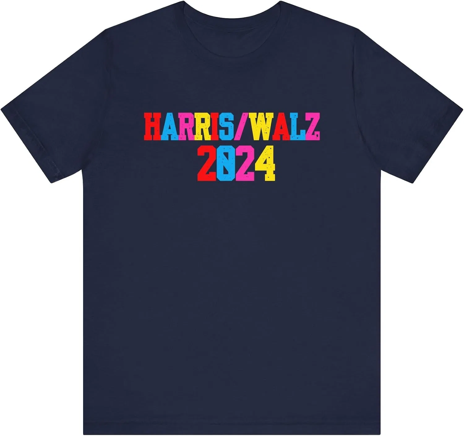 Футболка с принтом Kamala Harris Bella Canvas, Navy