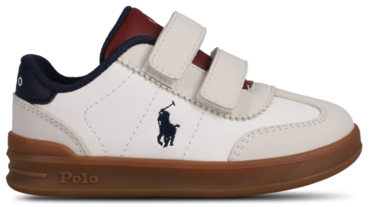 Детские кроссовки для мальчиков на липучках Hollis Ez Polo, Green/Navy/Paper White
