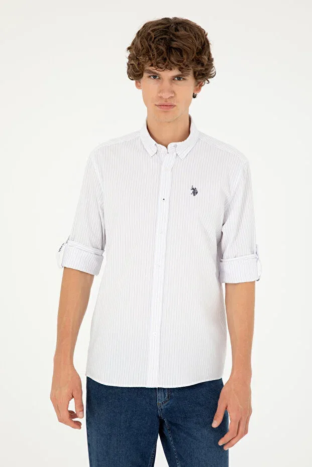 Мужская рубашка с длинным рукавом U.S. Polo Assn., 992420 — фото 3