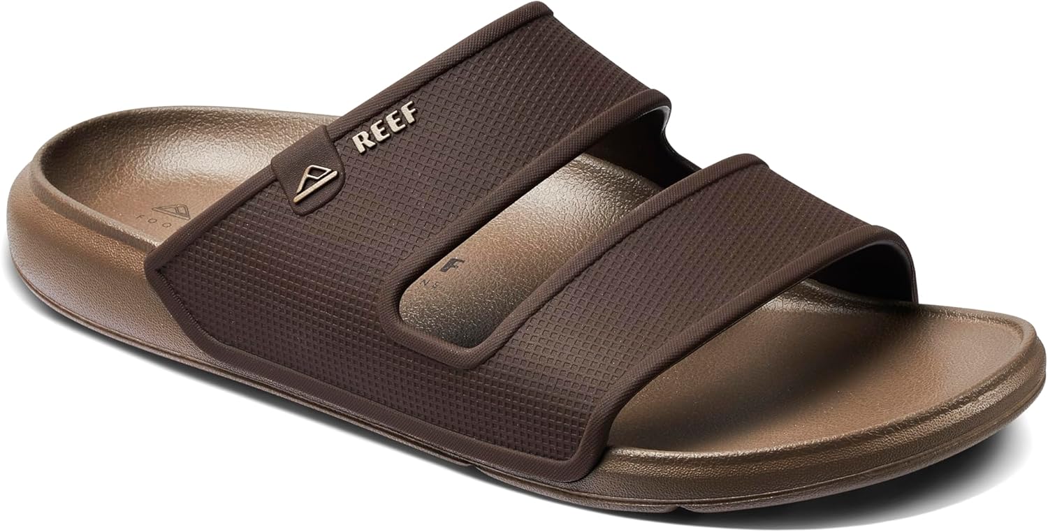 

Мужские водонепроницаемые шлепанцы REEF Oasis Double Up, коричневый/бежевый