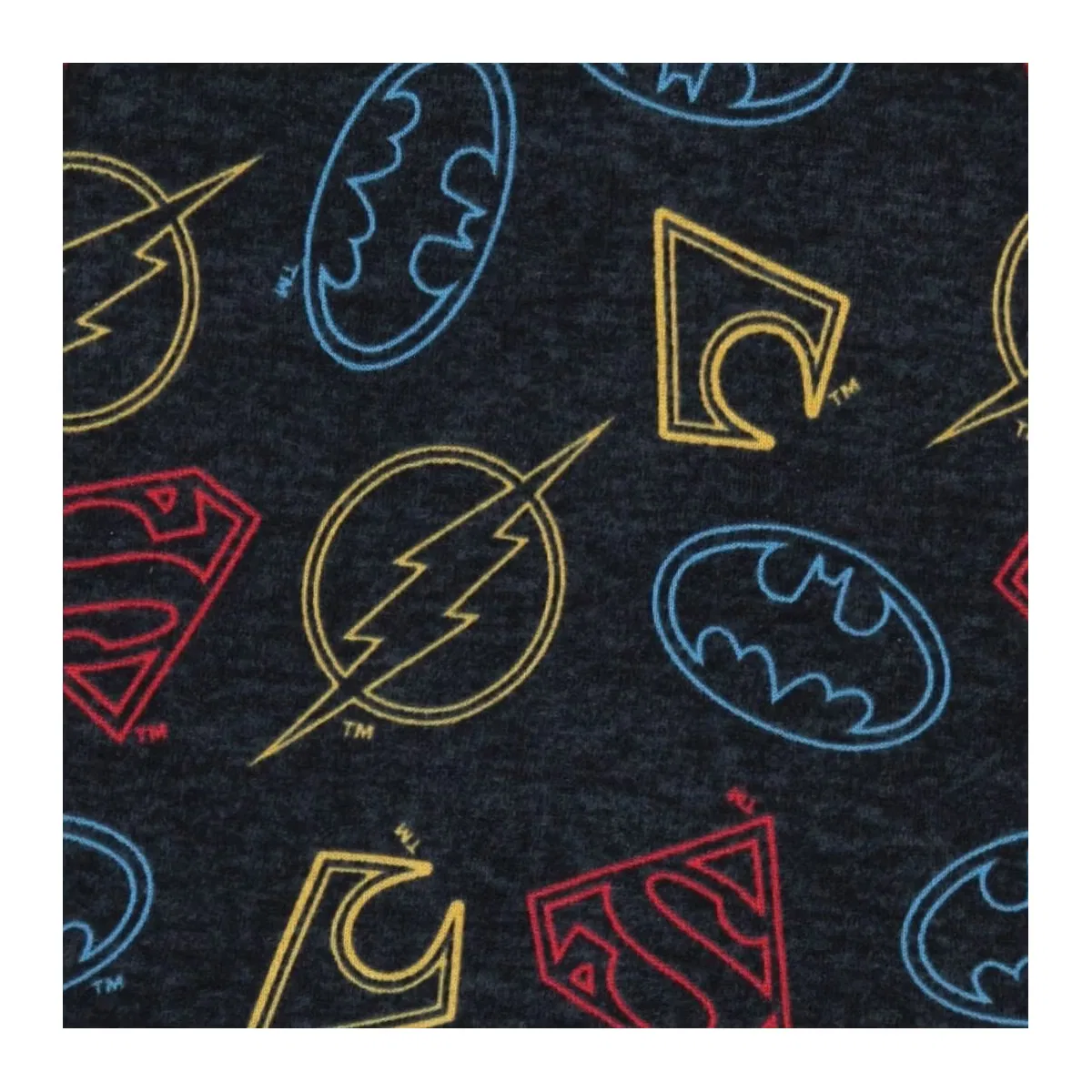 Пижамный комплект с коротким рукавом, 4 предмета, DC Comics, Navy Blue — фото 4