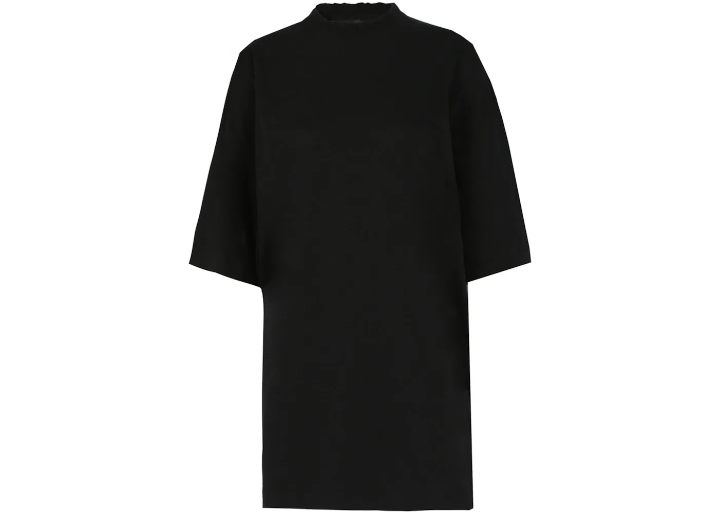 Женская футболка с потертостями Balenciaga, Washed Black White