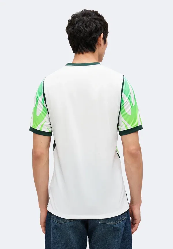 Футбольная джерси с принтом Nigeria 2026/27 Stadium Away, Nike Performance, White, Green Glow, белый/черный/зеленый — фото 3