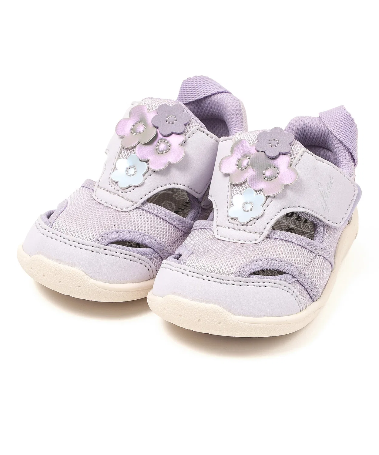 Детские сандалии с бантом Flower Garden Summer Shoes IFME, Purple