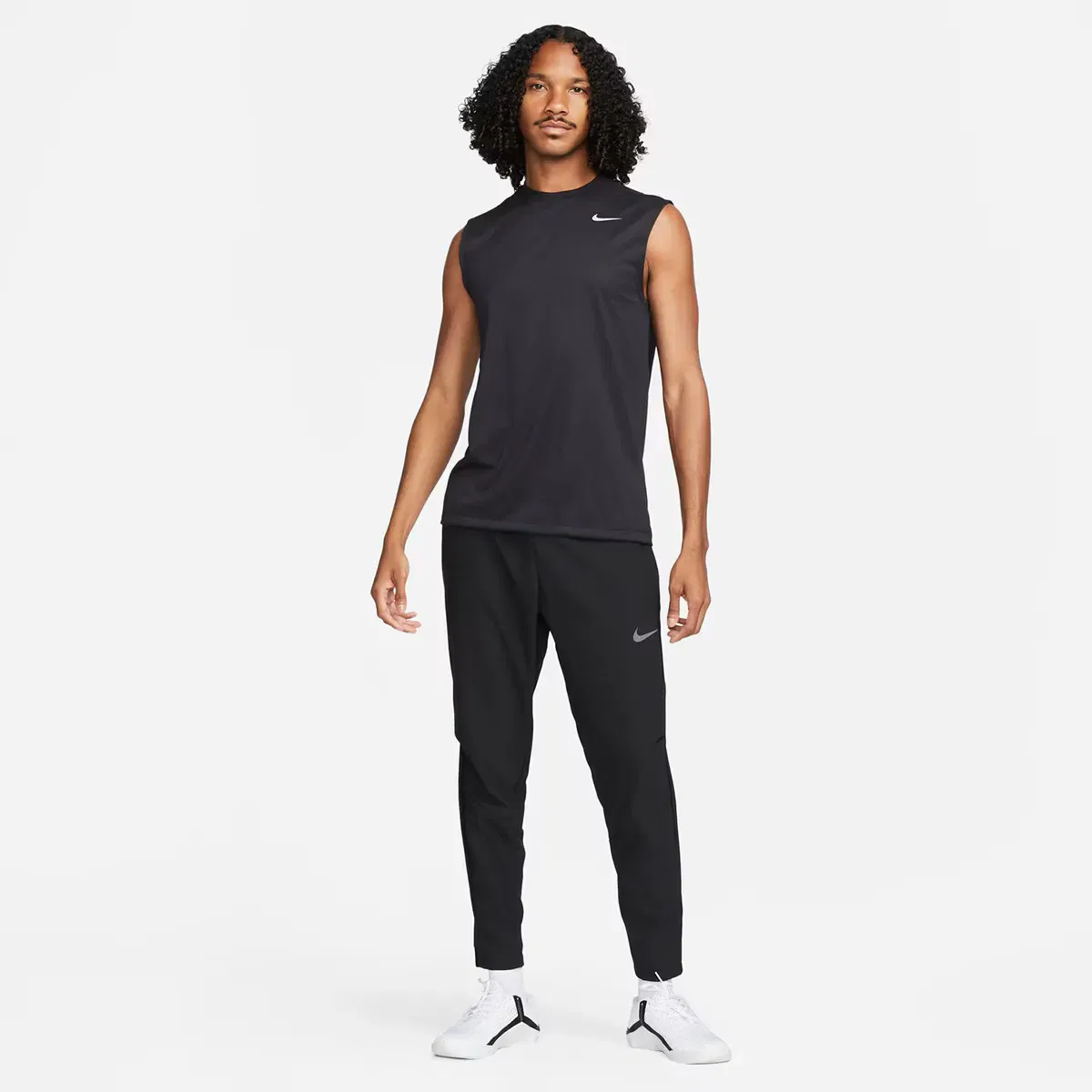 Мужская футболка с длинным рукавом Dri-FIT Legend Nike, Negro — фото 4