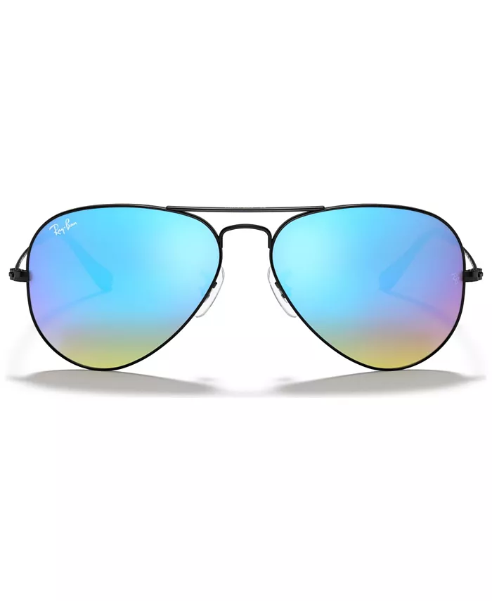 

Солнцезащитные очки, RB3025 AVIATOR FLASH LENSES GRADIENT Ray-Ban, черный