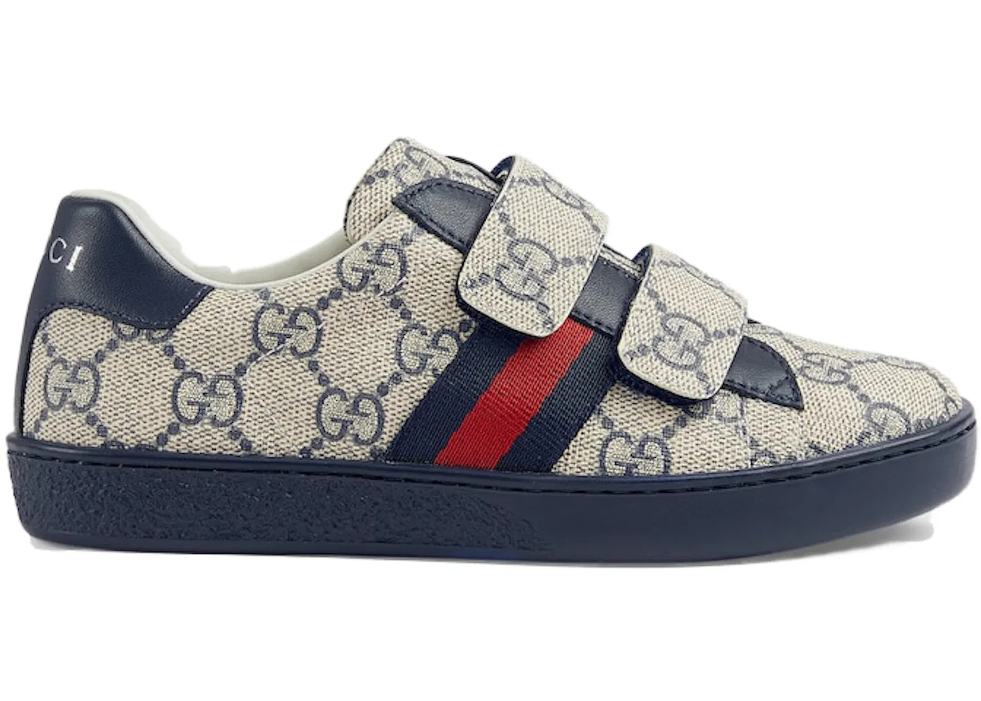 Детские кроссовки с ремешком Gucci Ace Strap Sneaker Gucci, 463090 FACYF 4055