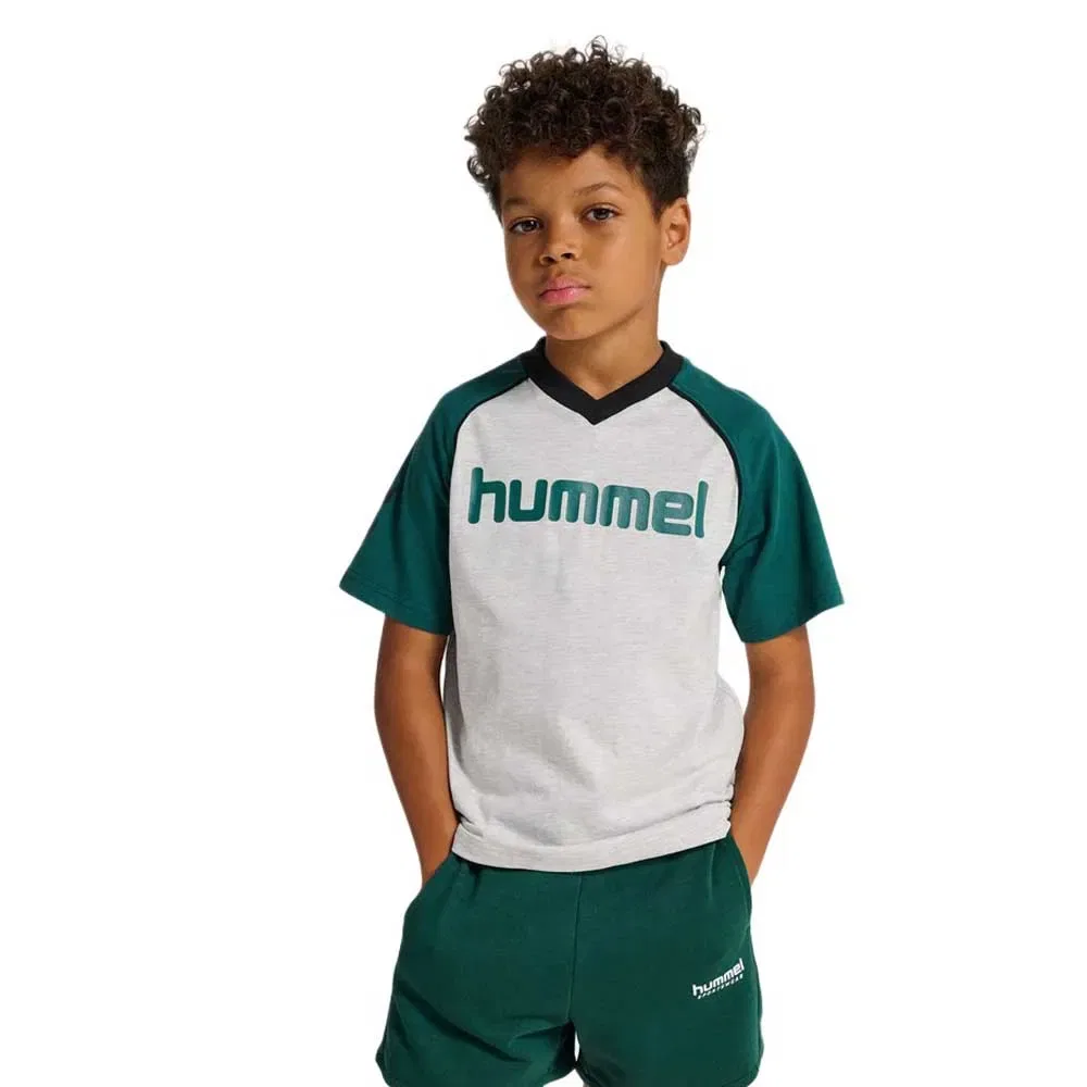 Футболка с v-образным вырезом и коротким рукавом Regular Hummel, белый
