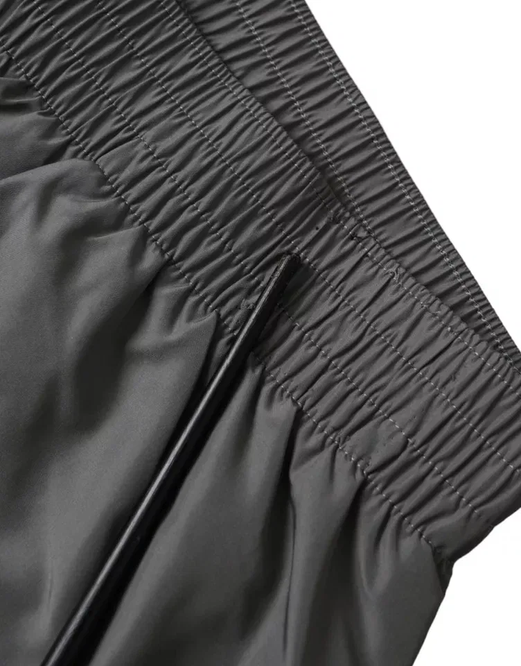 Мужские шорты для плавания с эластичным поясом Swim shorts Dolce & Gabbana, Dark Gray — фото 2
