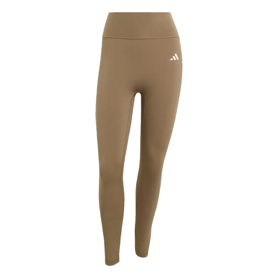 Спортивные брюки-скинни ADIDAS PERFORMANCE 'Optime Power Essentials' цвета хаки